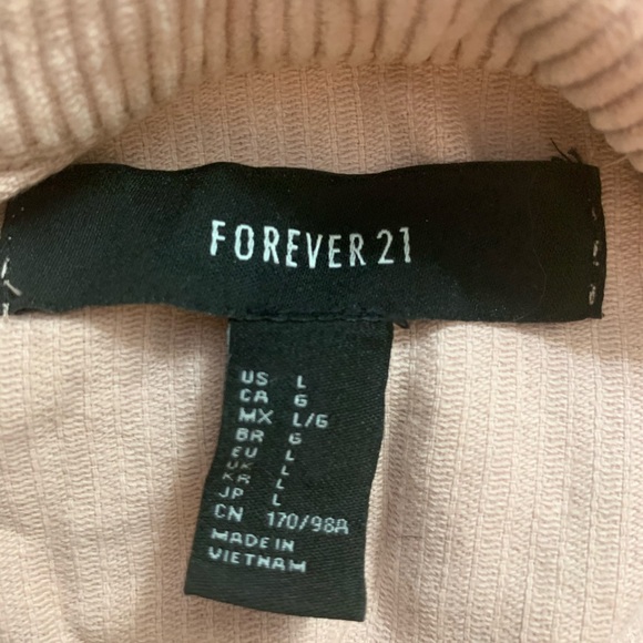 Light Pink Corduroy Trucker Jacket - Picture 2 of 10